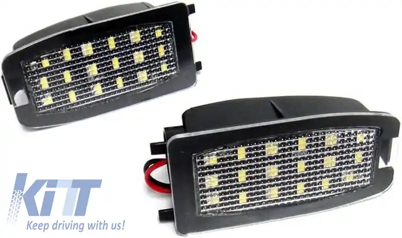 Lumini LED pentru oglinzi potrivite pentru Land Rover Discovery, Range Rover, Freelander, Volvo S60, V70, XC70 LED 6000K Alb 2 Buc.-image-6321619