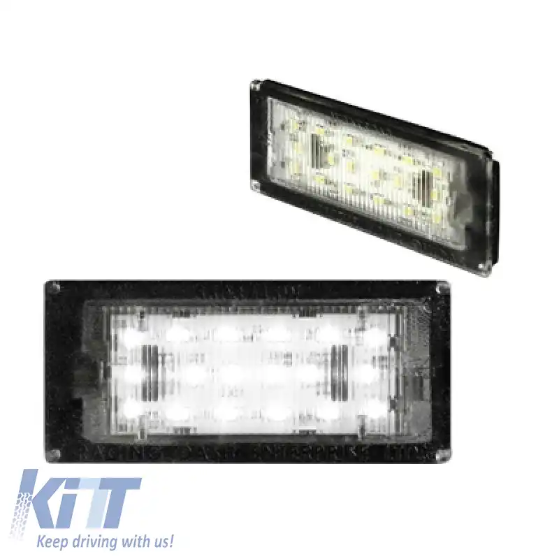 Lumini pentru numărul de înmatriculare cu LED-uri potrivite pentru BMW 3 E46 Coupe / Cabrio Facelift 03-06 2 buc.-image-6293175