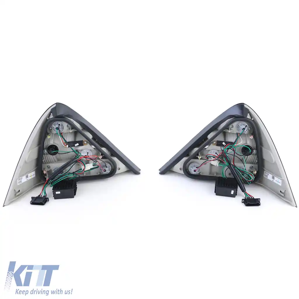 Lumini spate cu sticlă clară LED fumurie, potrivite pentru Mercedes SLK R170 1996-2004-image-6196785