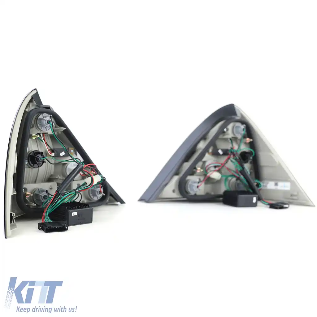 Lumini spate cu sticlă clară LED fumurie, potrivite pentru Mercedes SLK R170 1996-2004-image-6196786