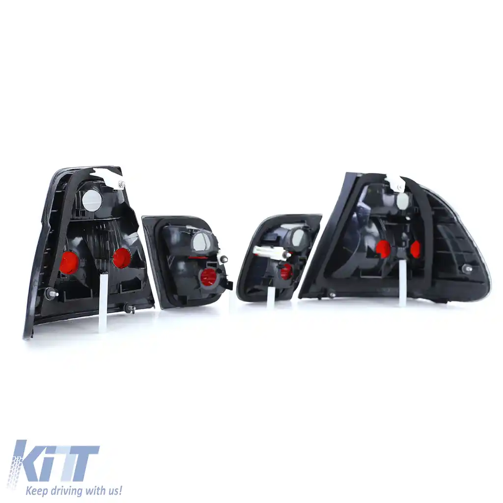Lumini spate din sticlă clară, cristal negru fum, potrivite pentru BMW E46 sedan 98-01-image-6190676