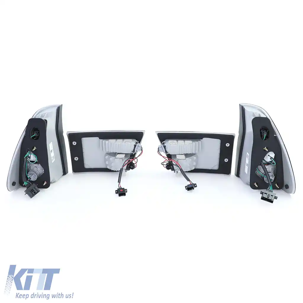 Lumini spate din sticlă clară cu crom argintiu, potrivite pentru BMW X5 E53 99-03 pre-facelift-image-6193067