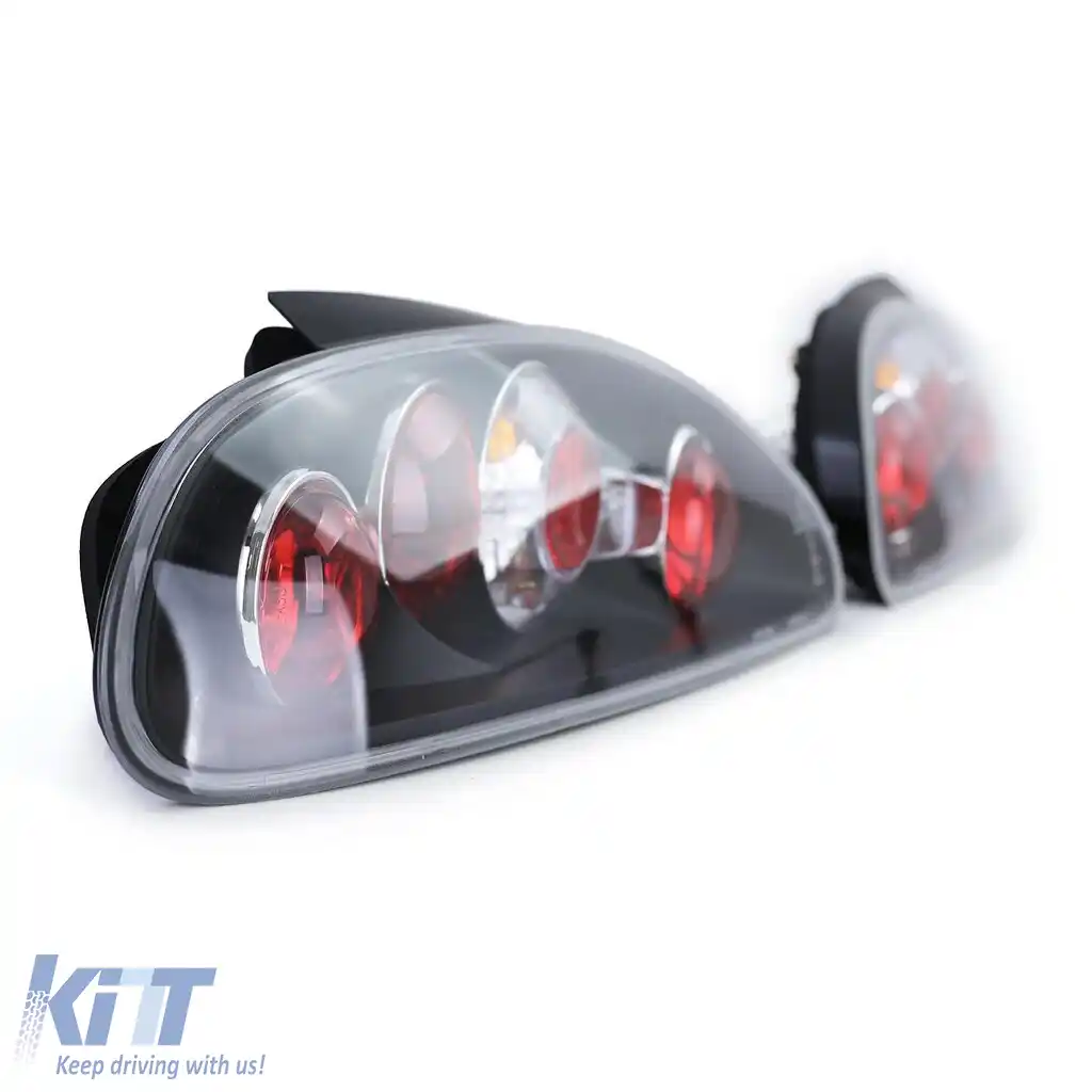 Lumini spate din sticlă clară negre, potrivite pentru MG F Cabrio RD TF 95-05-image-6258874