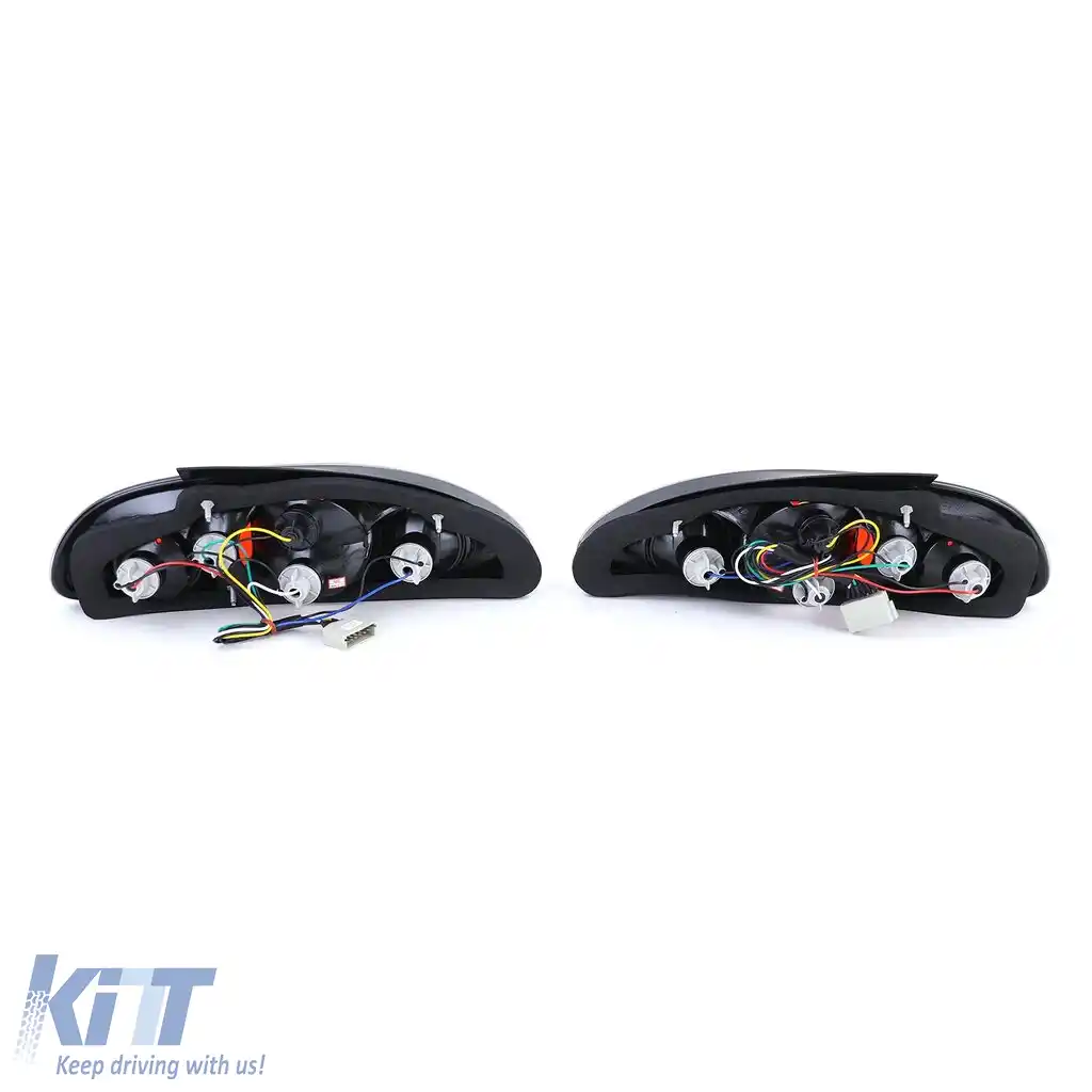 Lumini spate din sticlă clară negre, potrivite pentru MG F Cabrio RD TF 95-05-image-6258876