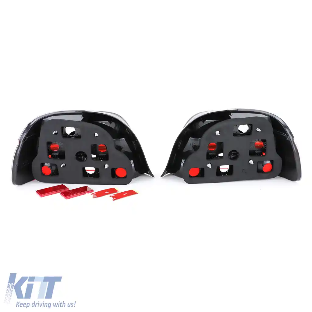 Lumini spate din sticlă clară roșie albă cristal pentru sedan BMW Seria 5 E39 95-00-image-6191421