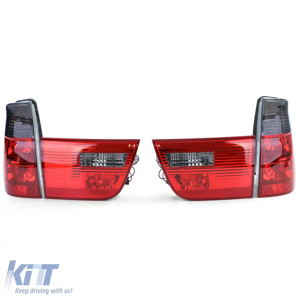 Lumini spate din sticlă clară roșu negru fumurii, potrivite pentru BMW X5 E53 99-03-image-6198790