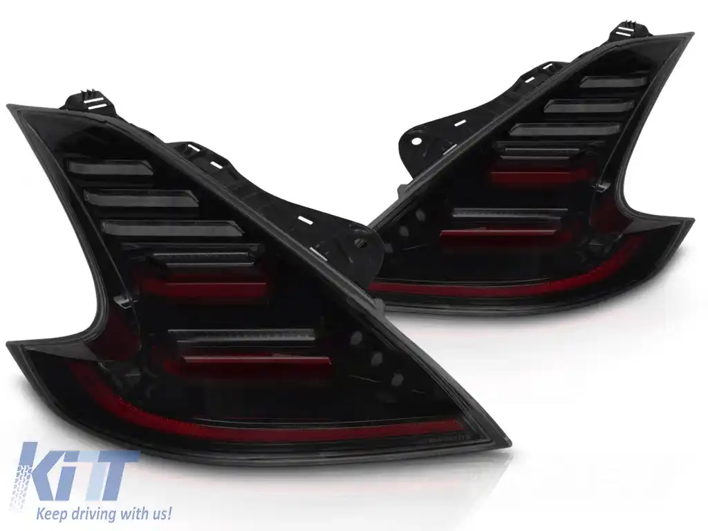LUMINI SPATE LED COMPLETE NEGRE FUMOASE potrivite pentru NISSAN 370Z 09-20