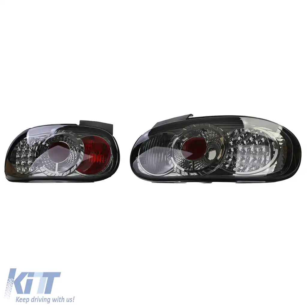 Lumini spate LED cu sticlă clară, crom fumuriu, pentru Mazda MX-5 NB NBFL 1998-2005-image-6191457