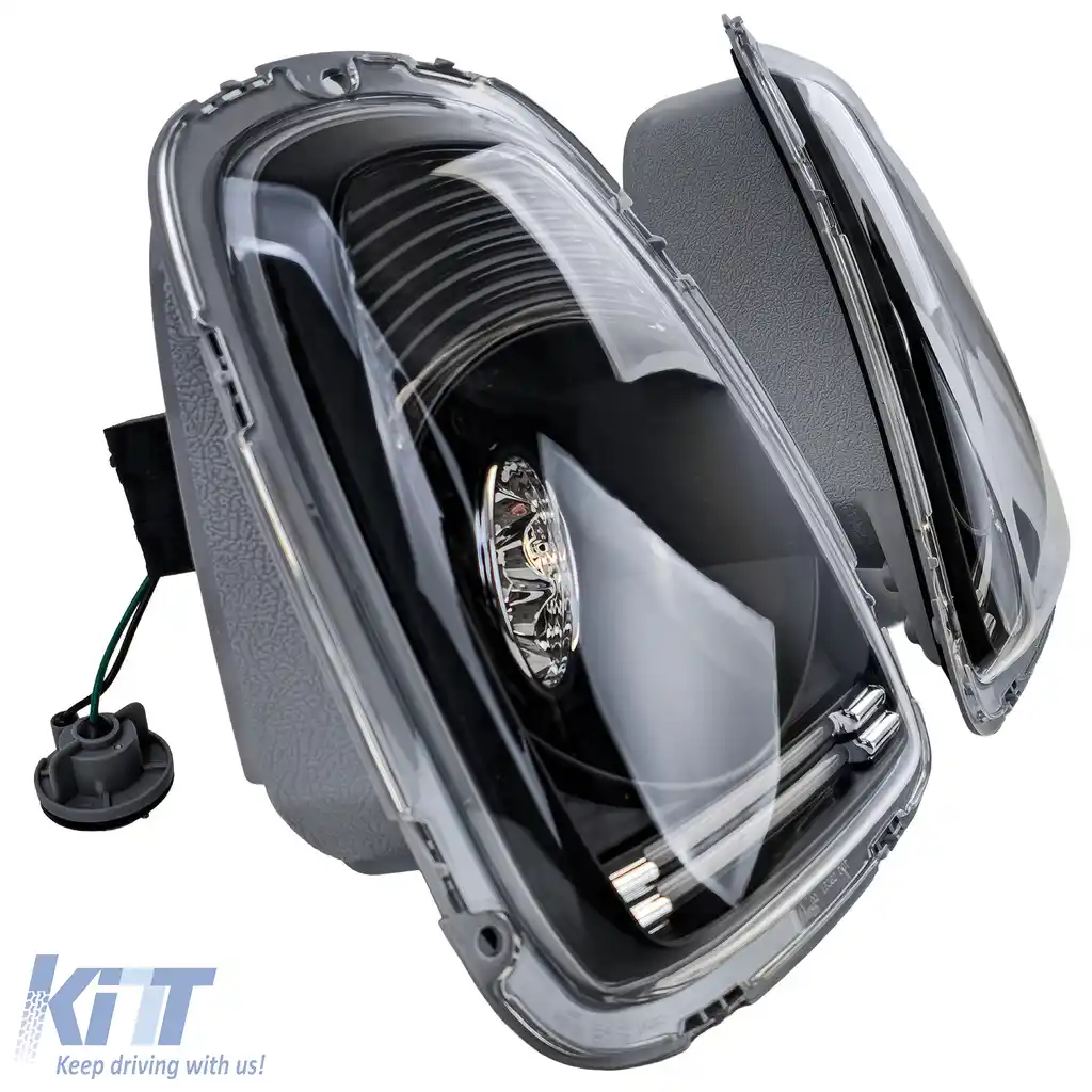 Lumini spate LED cu sticlă clară și neagră, potrivite pentru Mini One Cooper R56 2006-2010-image-6207766