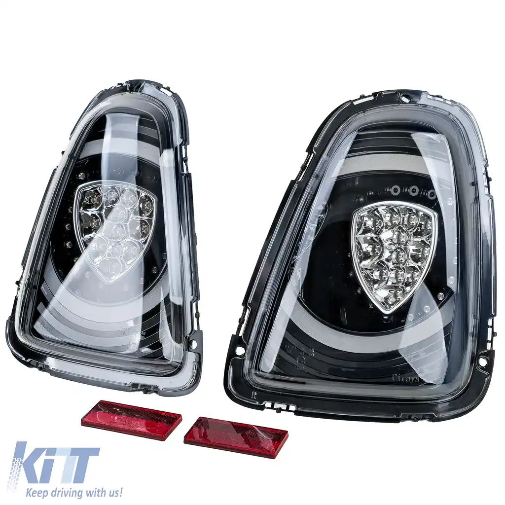 Lumini spate LED design special negru, potrivite pentru Mini One Cooper R56 2010-2014-image-6208958