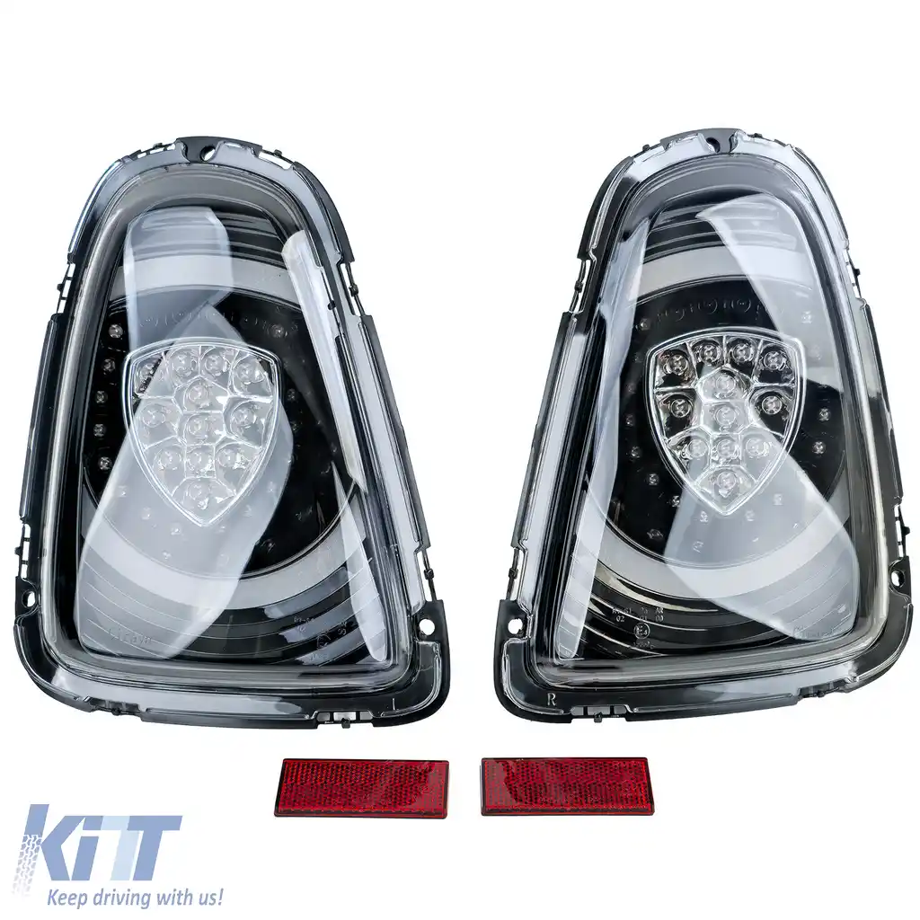 Lumini spate LED design special negru, potrivite pentru Mini One Cooper R56 2010-2014-image-6208959
