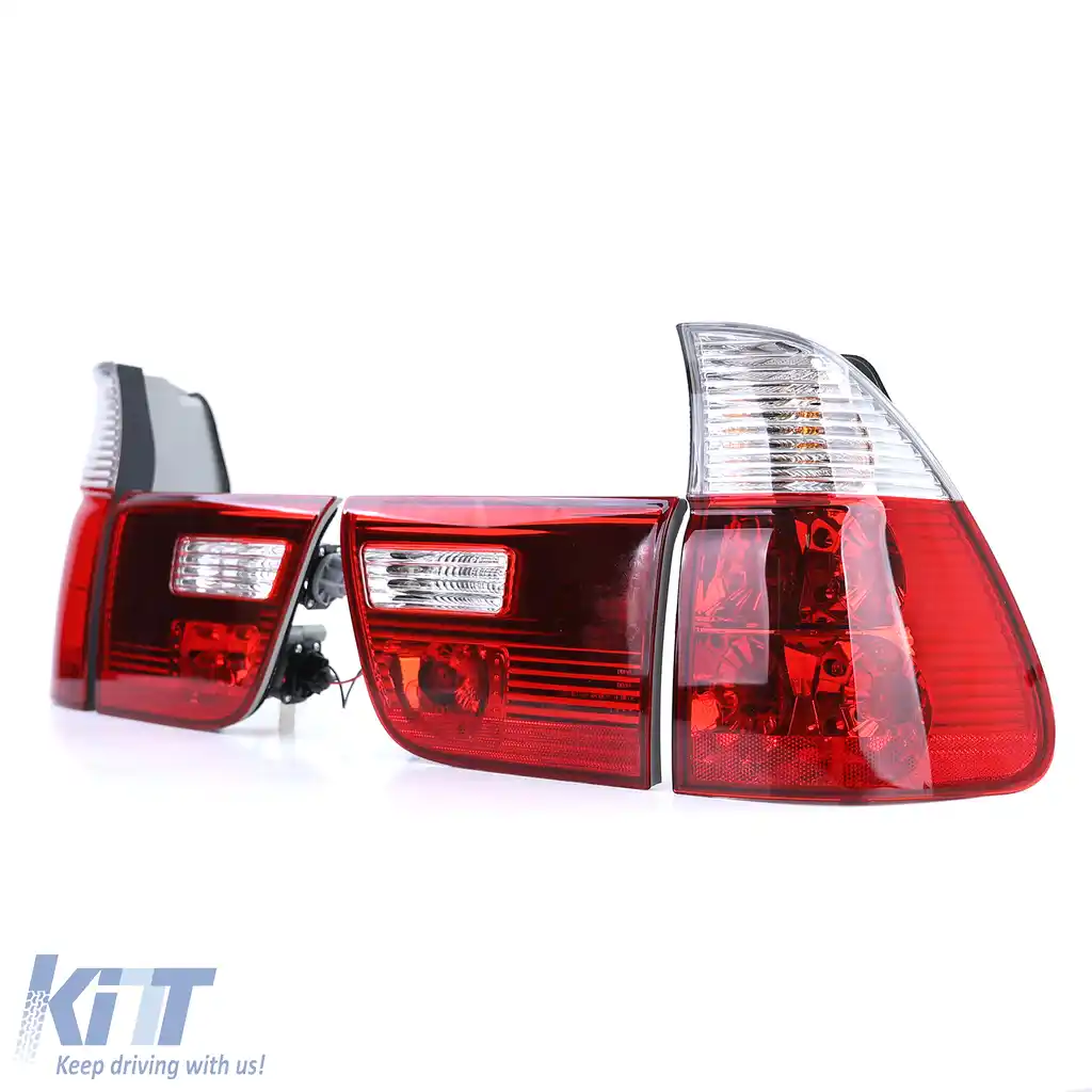 Lumini spate roșii albe clare potrivite pentru BMW X5 E53 99-03 pre-facelift-image-6196722