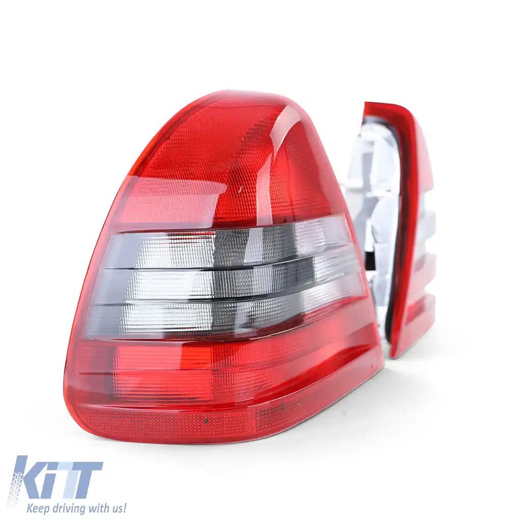 Lumini spate roșii albe, pereche, potrivite pentru Mercedes C-Class W202 93-97-image-6190646