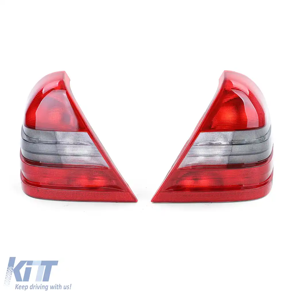 Lumini spate roșii albe, pereche, potrivite pentru Mercedes C-Class W202 93-97-image-6190647