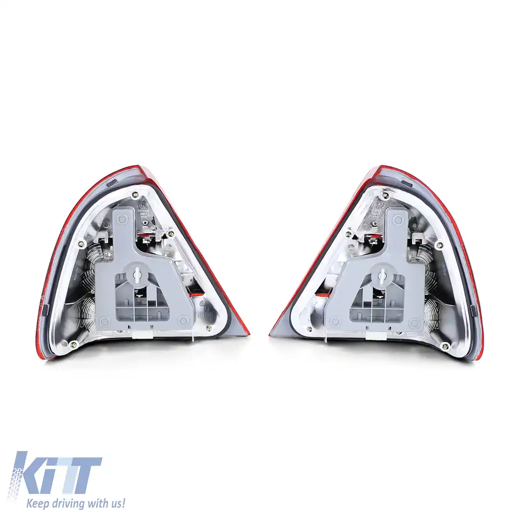 Lumini spate roșii albe, pereche, potrivite pentru Mercedes C-Class W202 93-97-image-6190648