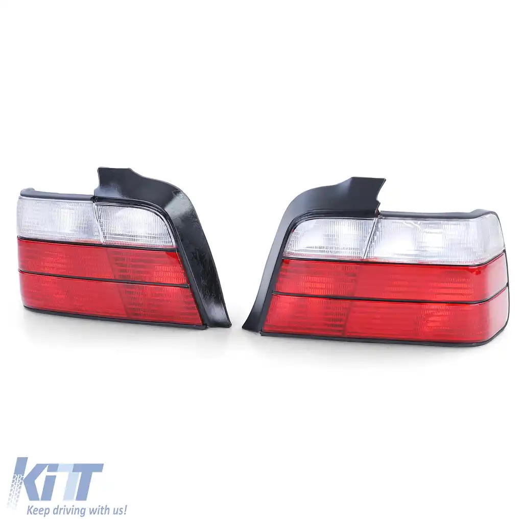 Lumini spate roșii albe potrivite pentru BMW Seria 3 E36 sedan 1990-1998-image-6190888