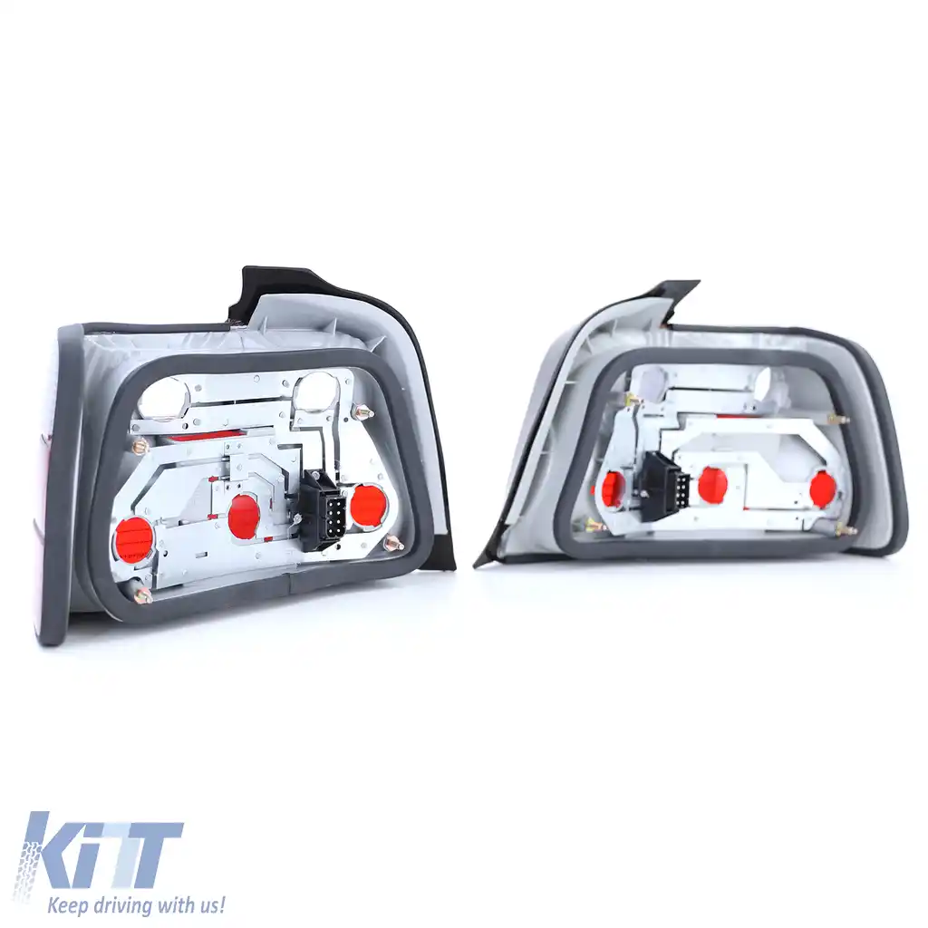 Lumini spate roșii albe potrivite pentru BMW Seria 3 E36 sedan 1990-1998-image-6190893