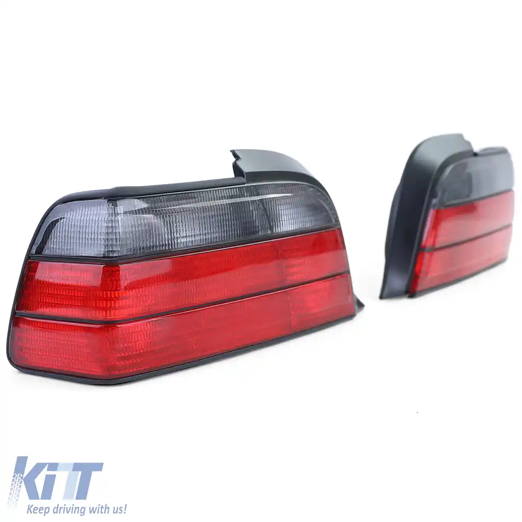 Lumini spate Roșu Negru Fumat potrivite pentru BMW Seria 3 E36 Coupe Cabriolet 90-99-image-6201283