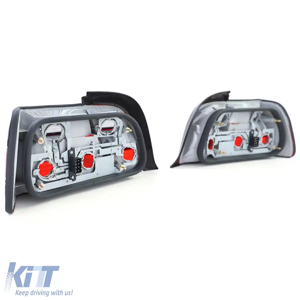 Lumini spate Roșu Negru Fumat potrivite pentru BMW Seria 3 E36 Coupe Cabriolet 90-99-image-6201287