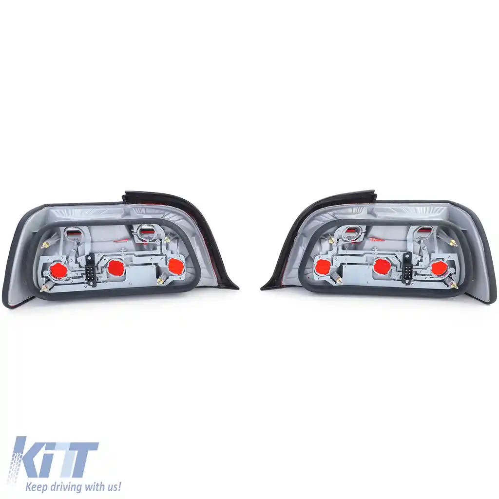 Lumini spate Roșu Negru Fumat potrivite pentru BMW Seria 3 E36 Coupe Cabriolet 90-99-image-6201290