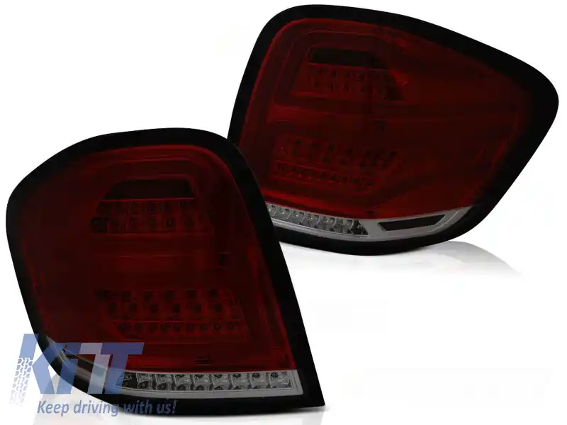 LUMINI TAIL LED BAR FUMOASE ROȘII potrivite pentru MERCEDES M-KLASA W164 05-08