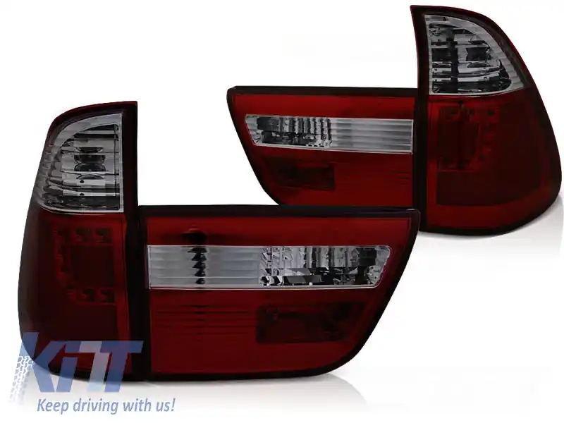 LUMINI TAIL LED BAR FUMOASE ROȘII potrivite pentru BMW X5 E53 09.99-10.03