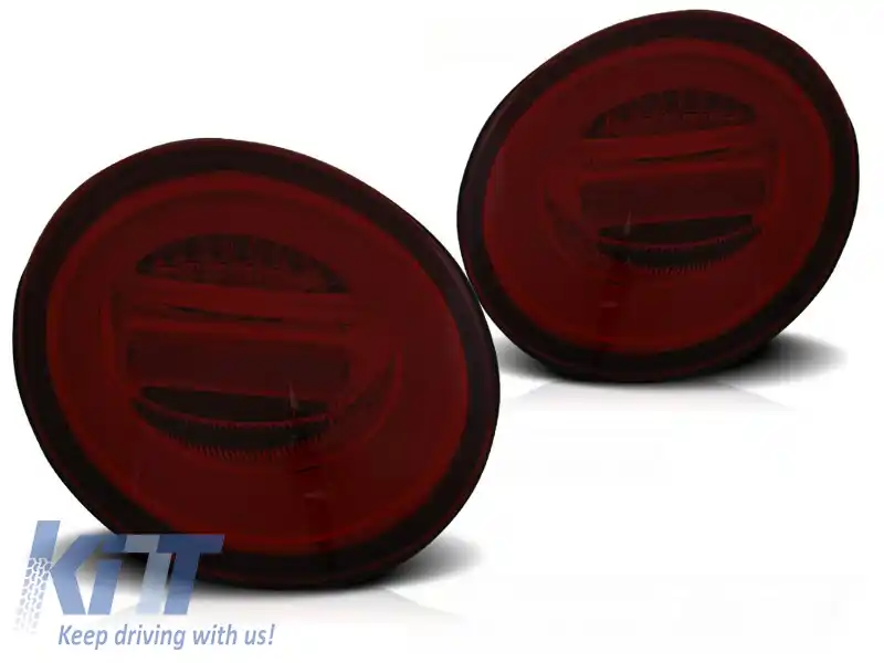 LUMINI TAIL LED BAR FUMOASE ROȘII SEQ potrivite pentru VW NEW BEETLE 10.98-05