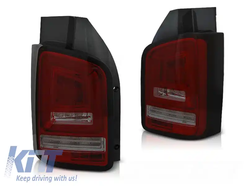 LUMINI TAIL LED BAR FUMOASE ROȘII SEQ potrivite pentru VW T6 15-19 TR