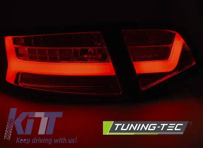 LUMINI TAIL LED BAR FUMOASE SEQ potrivite pentru AUDI A6 08-11 SEDAN-image-6267636