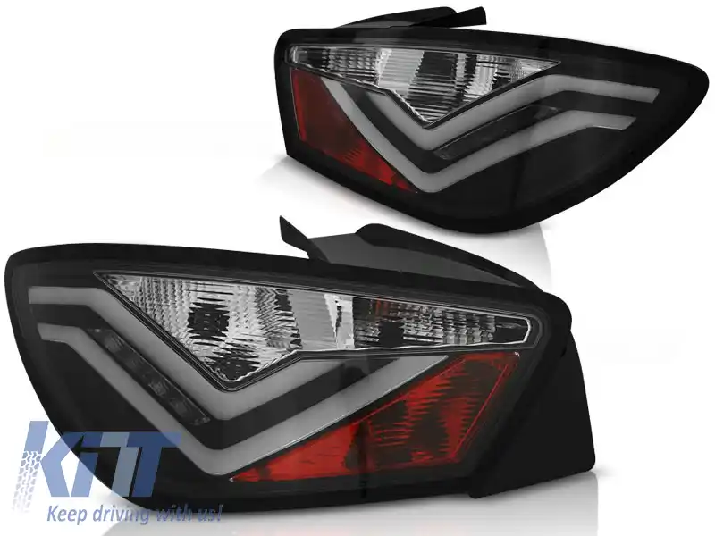 LUMINI TAIL LED BAR NEGRE potrivite pentru SEAT IBIZA 6J 3D 06.08-12