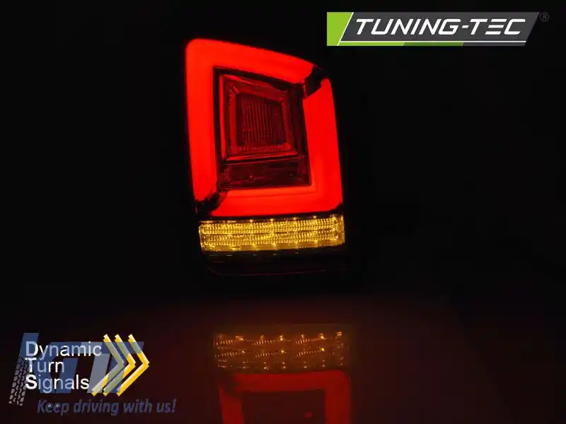 LUMINI TAIL LED BAR ROȘII ALBE SEQ potrivite pentru VW T5 10-15-image-6268737