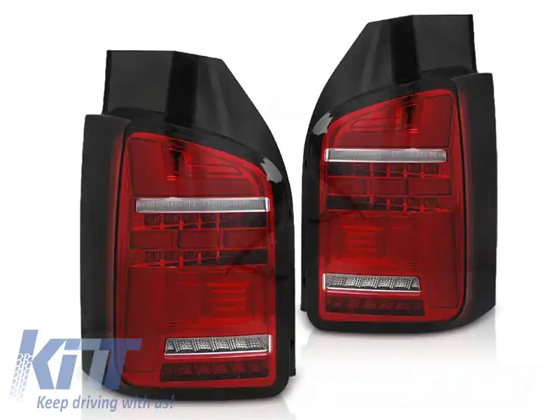 LUMINI TAIL LED BAR ROȘII ALBE SEQ potrivite pentru VW T6.1 20- BEC OEM