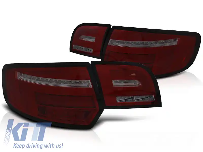LUMINI TAIL LED BAR ROȘII FUMOASE SEQ potrivite pentru AUDI A3 8P 5D 03-08