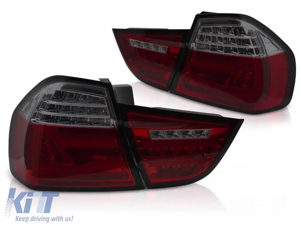 LUMINI TAIL LED BAR ROȘII FUMOASE SEQ potrivite pentru BMW E90 09-11