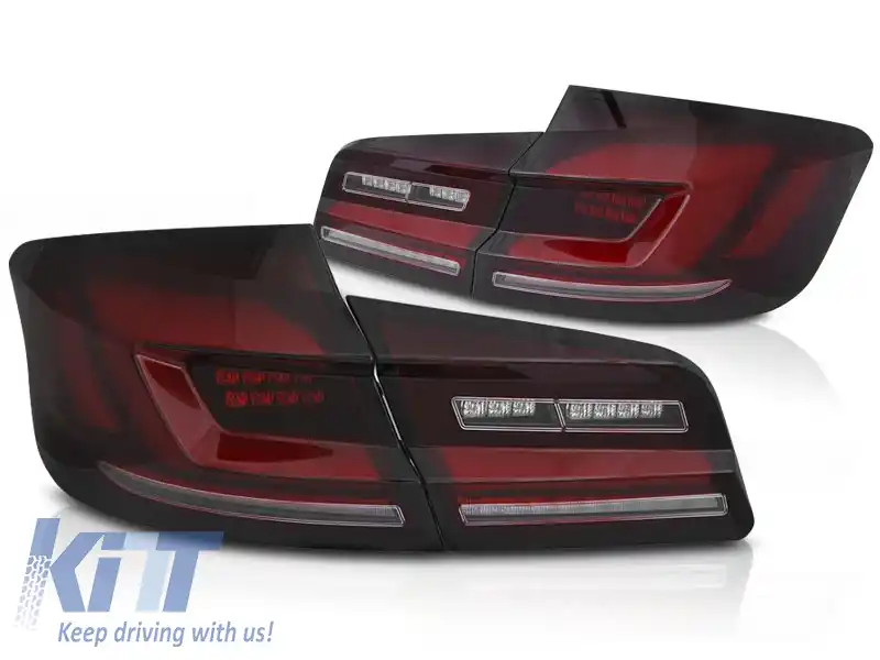 LUMINI TAIL LED BAR SEQ FUMOASE ROȘII potrivite pentru BMW F10 10-16
