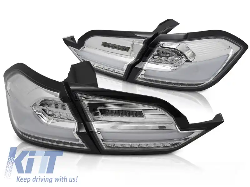 LUMINI TAIL LED CHROME potrivite pentru FORD FIESTA MK8 17-21 HATCHBACK