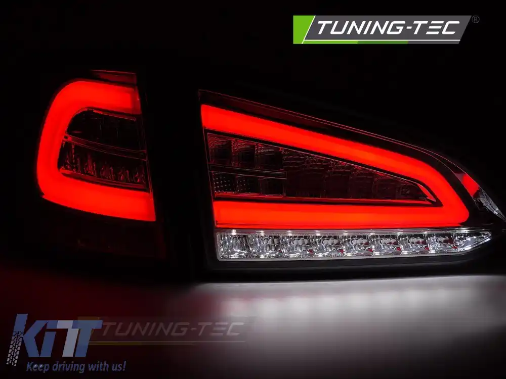 LUMINI TAIL LED CHROME SEQ potrivite pentru FORD FOCUS MK 3 SW 11-18-image-6269716