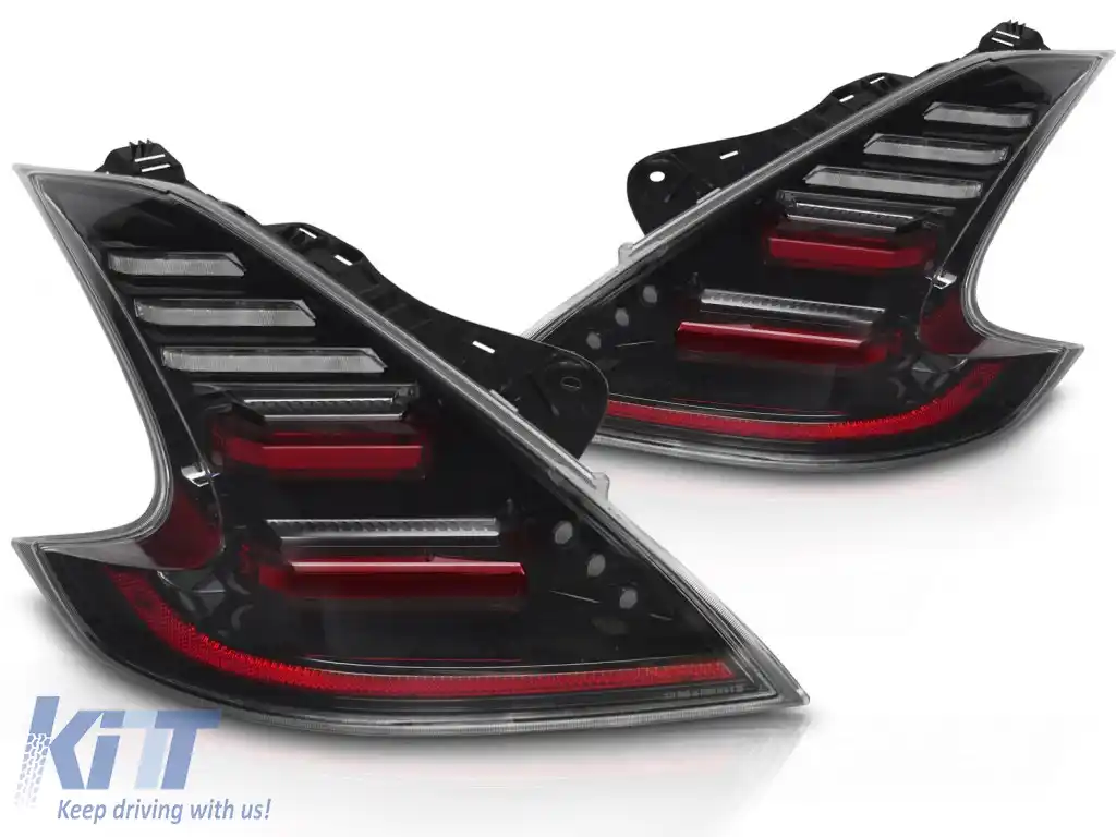LUMINI TAIL LED COMPLETE NEGRE potrivite pentru NISSAN 370Z 09-20