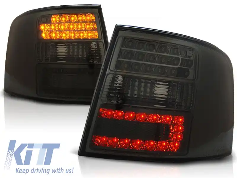 LUMINI TAIL LED FUMOASE potrivite pentru AUDI A6 05.97-05.04 AVANT