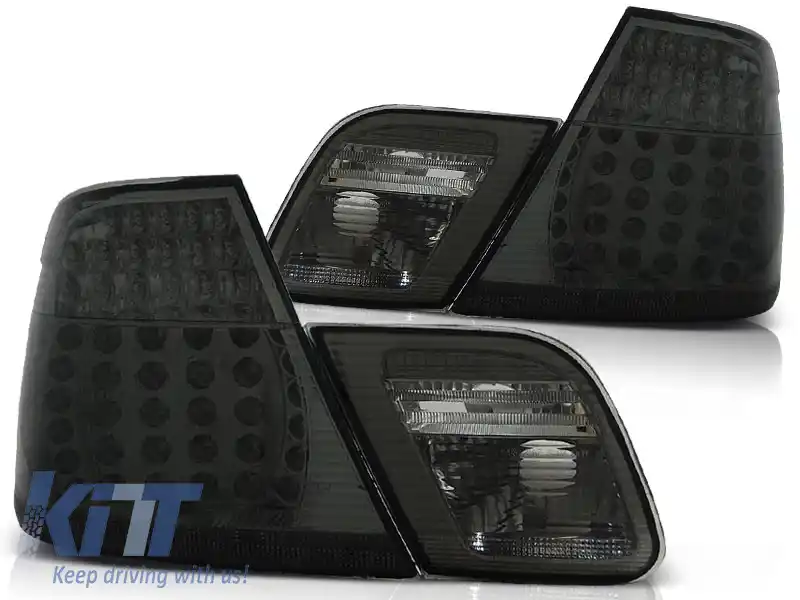 LUMINI TAIL LED FUMOASE potrivite pentru BMW E46 04.99-03.03 COUPE