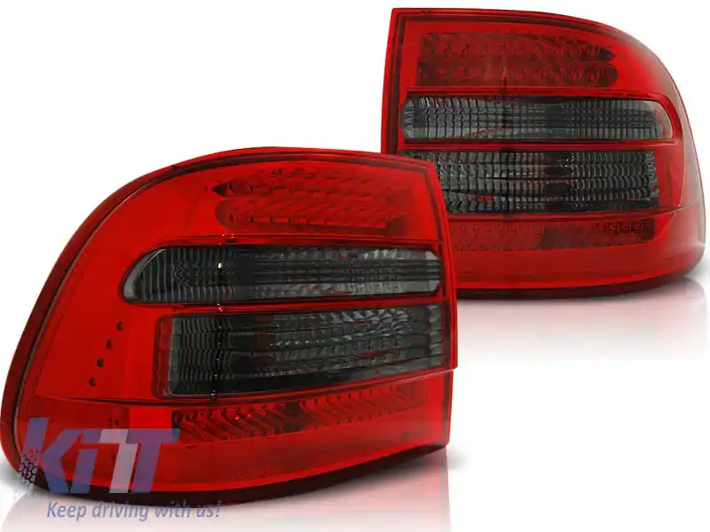 LUMINI TAIL LED FUMOASE ROȘII potrivite pentru PORSCHE CAYENNE 02-06