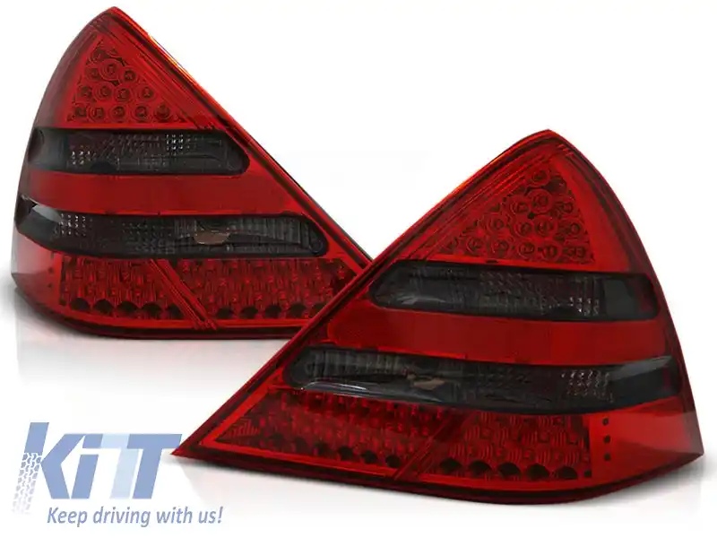 LUMINI TAIL LED FUMOASE ROȘII potrivite pentru MERCEDES R170 SLK 04.96-04