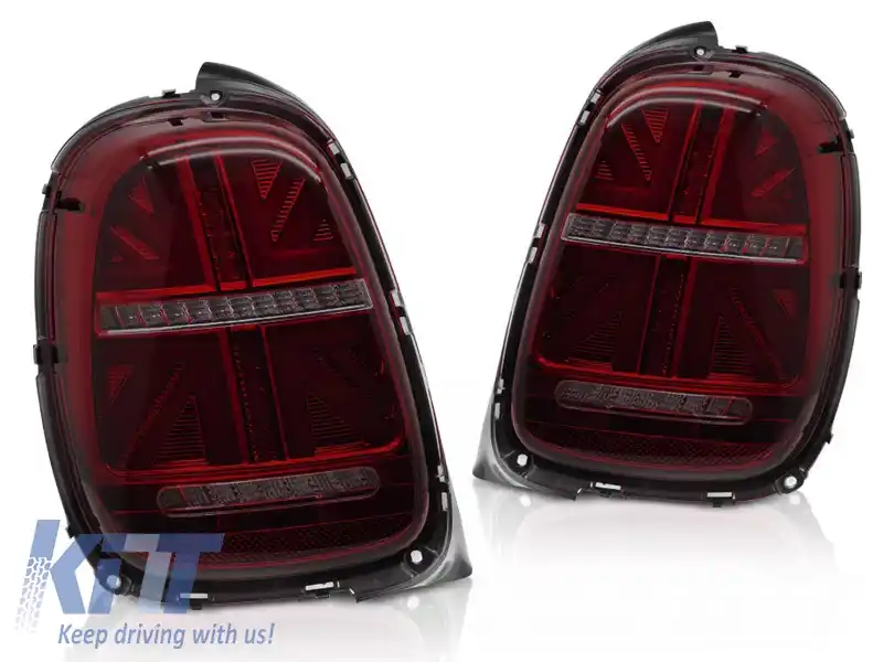 LUMINI TAIL LED FUMOASE ROȘII SEQ potrivite pentru MINI COOPER F55 F56 F57 14-17 6-PIN