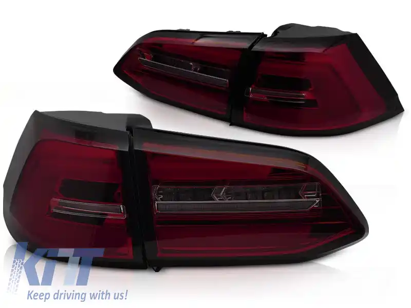 LUMINI TAIL LED FUMOASE ROȘII SEQ potrivite pentru VW GOLF 7 13-17 SW