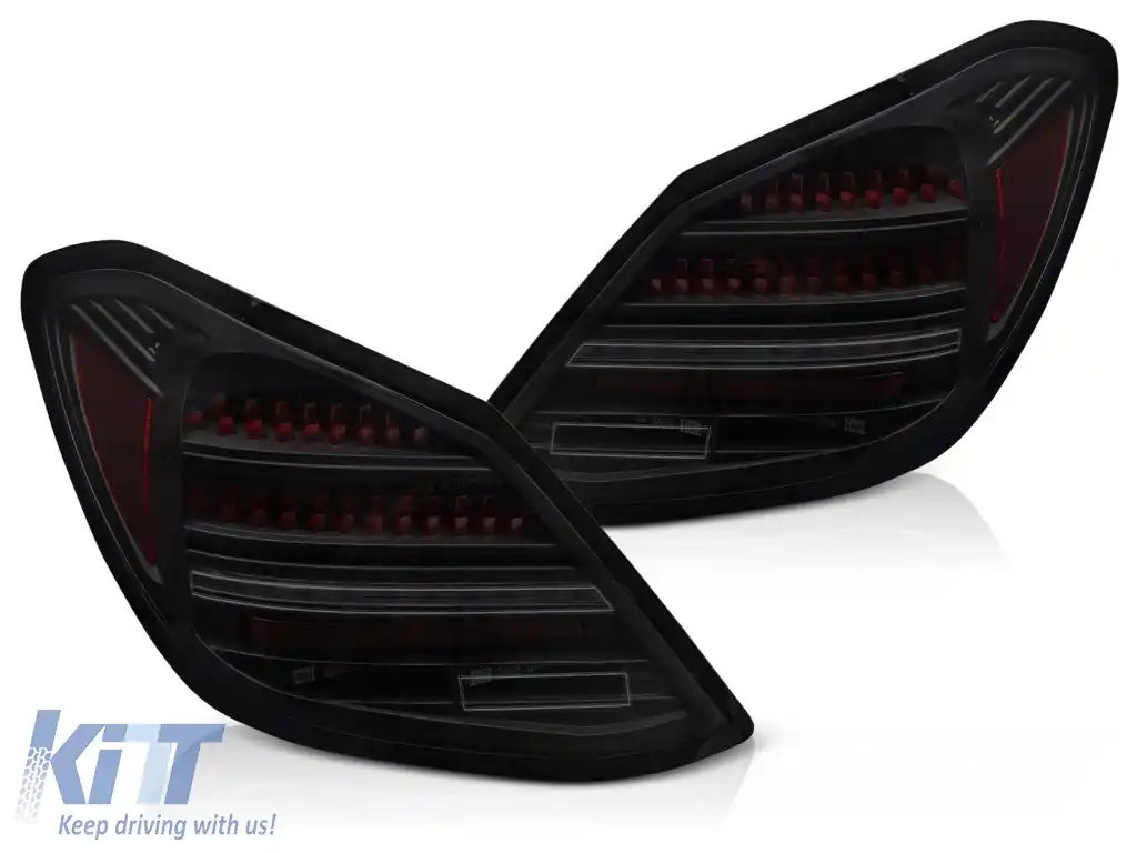 LUMINI TAIL LED FUMOASE ROȘII SEQ potrivite pentru MERCEDES C-CLASS W205 14-21