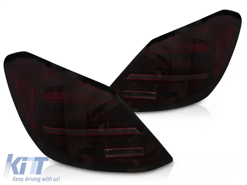 LUMINI TAIL LED FUMOASE ROȘII SEQ potrivite pentru MERCEDES C-CLASS W205 14-21