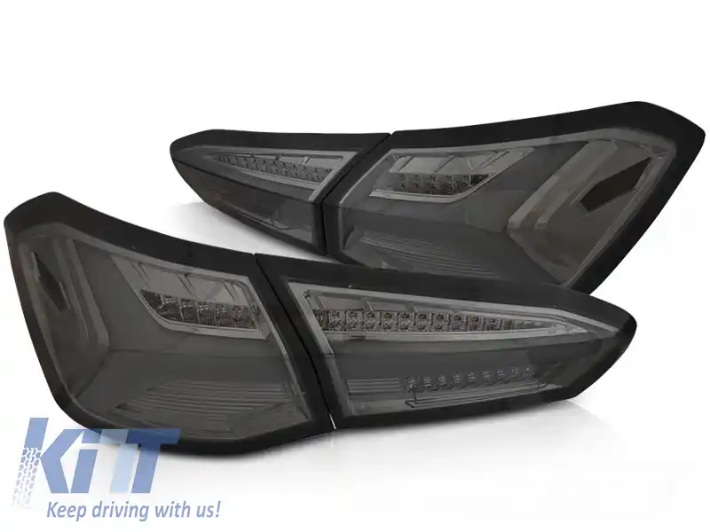 LUMINI TAIL LED FUMOASE SEQ potrivite pentru FORD FOCUS 4 18-21 HATCHBACK