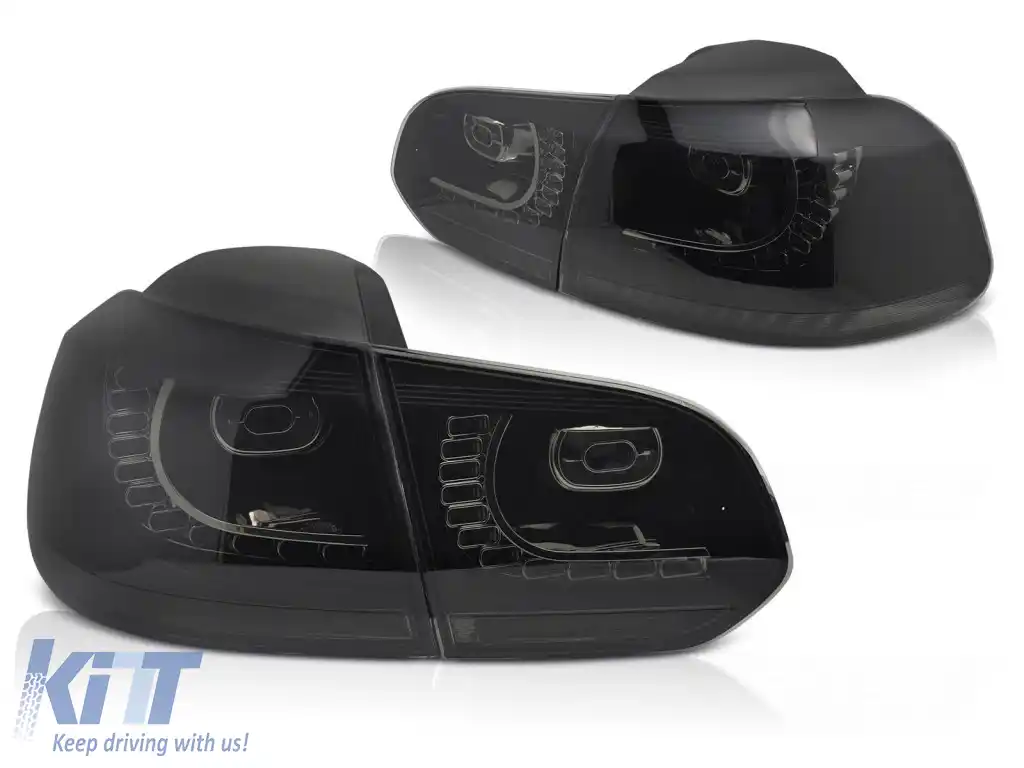 LUMINI TAIL LED FUMOASE SEQ potrivite pentru VW GOLF 6 08-13