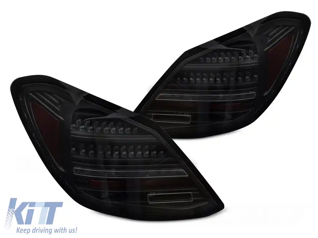 LUMINI TAIL LED FUMOASE SEQ potrivite pentru MERCEDES C-CLASS W205 14-21