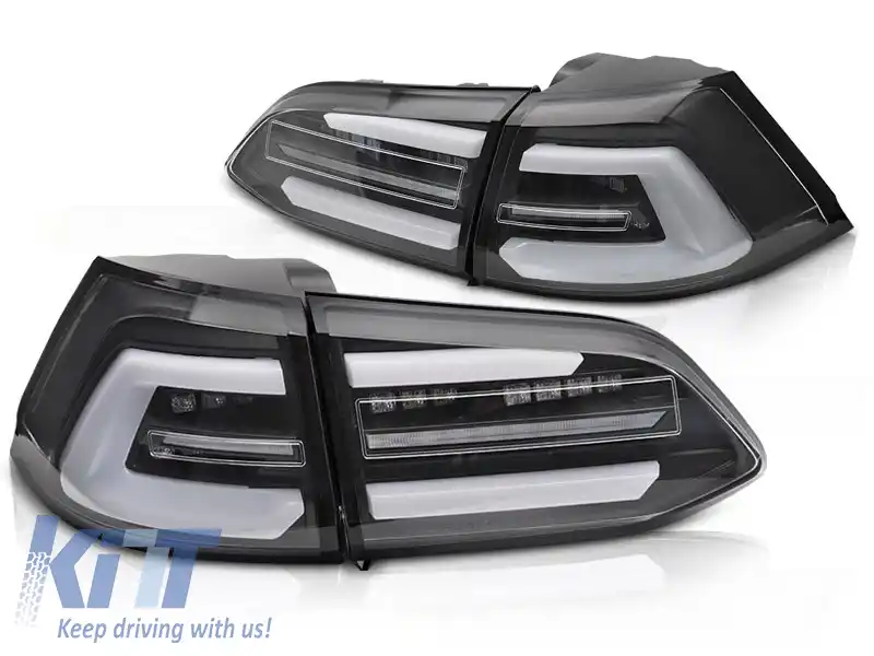 LUMINI TAIL LED NEGRE SEQ potrivite pentru VW GOLF 7 13-17 SW